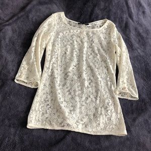 Lace pearl blouse ivory gorgeous blogger